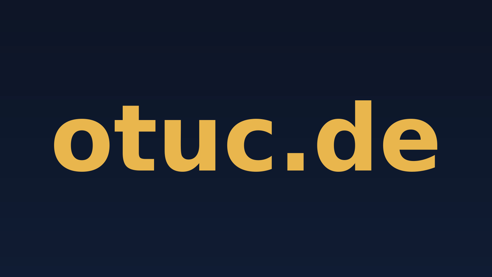 otuc.de – Domain zu verkaufen